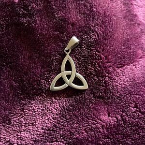 Sterling silver Triquetra charm